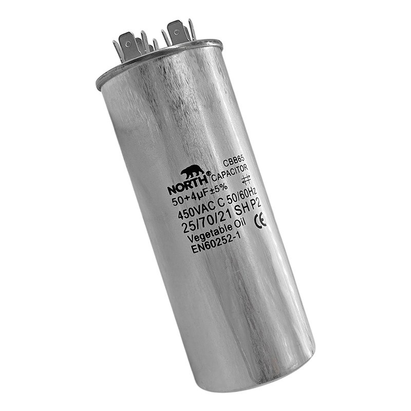 Capacitor Aire Acondicionado 50+4 Microfaradios 450vac North