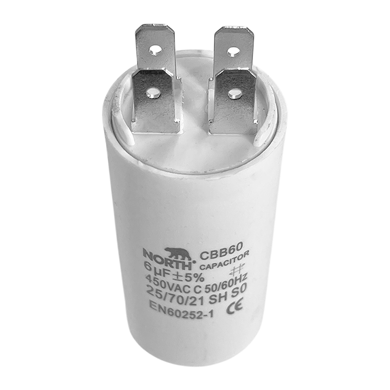 Capacitor Marcha 6 Uf Microfaradios 450 Vac North