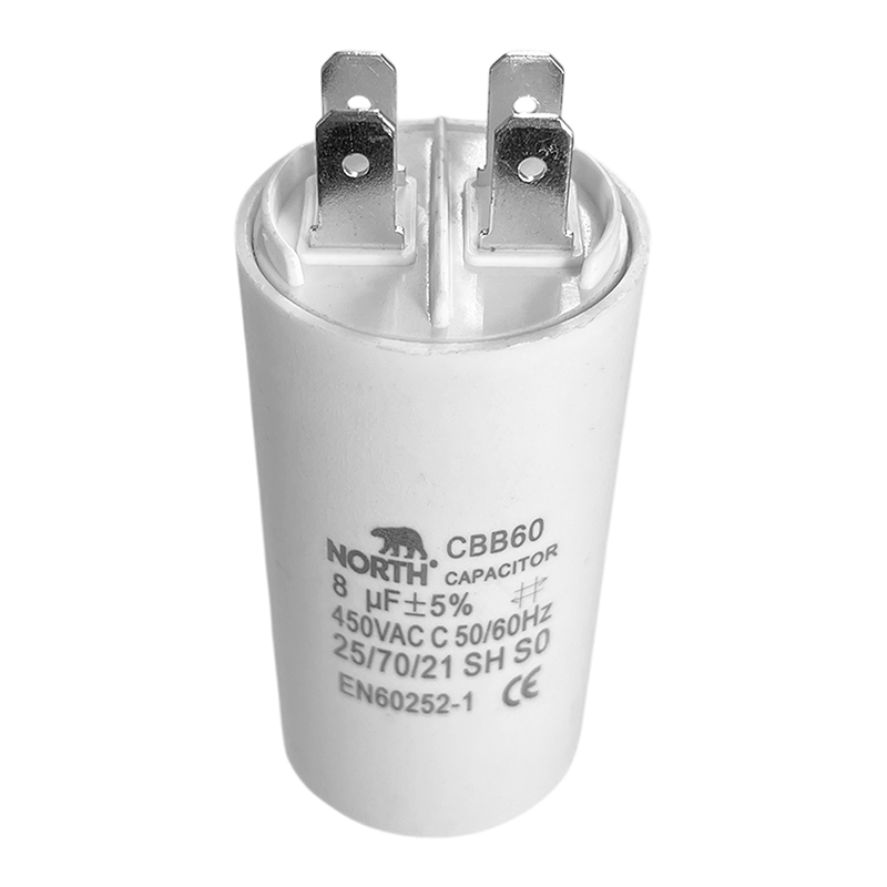 Capacitor Marcha 8 Uf Microfaradios 450vac North