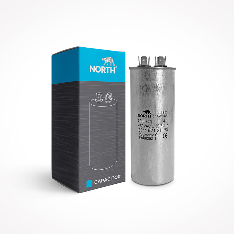 Capacitor Marcha North 60 Uf Microfaradios 450 Vac