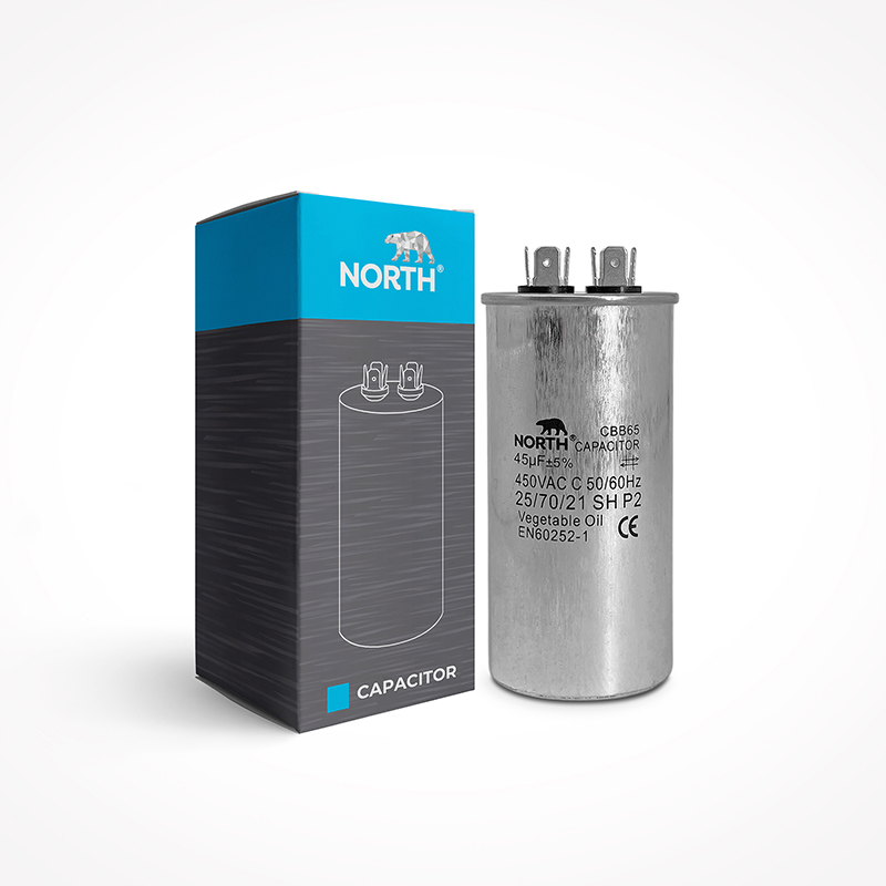 Capacitor Marcha 45 Uf Microfaradios 450 Vac North