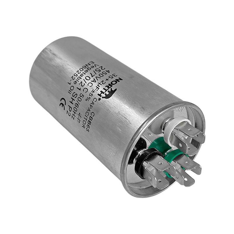 Capacitor Dual 35 + 2 Uf Aire Acondicionado Metalico North