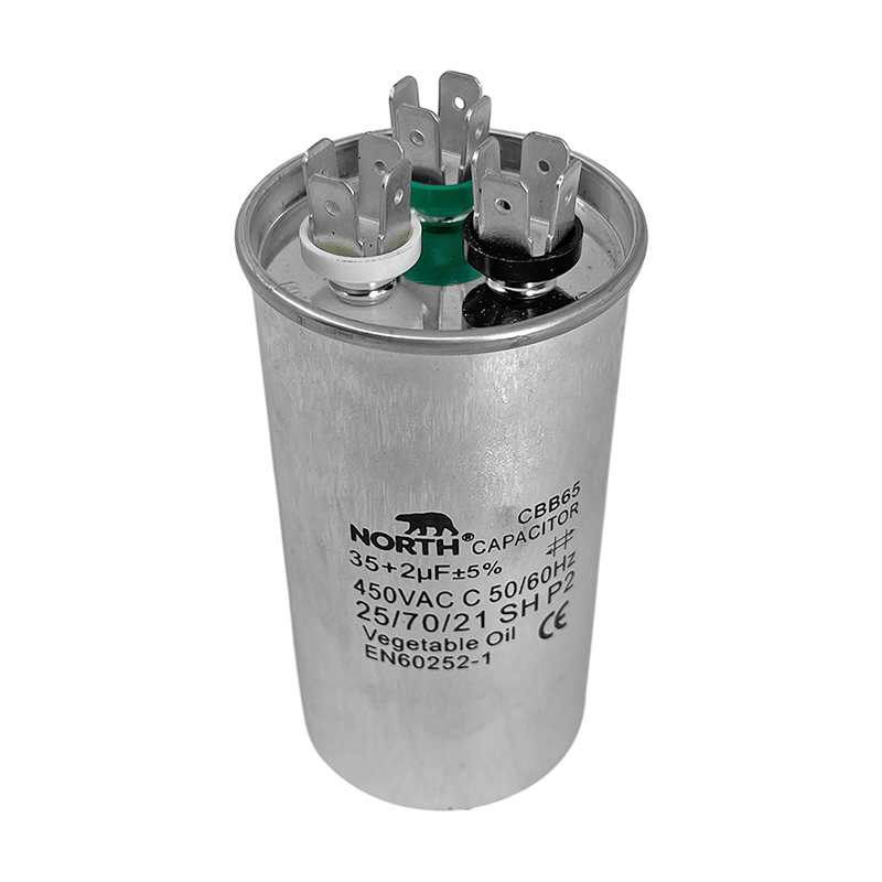Capacitor Dual 35 + 2 Uf Aire Acondicionado Metalico North