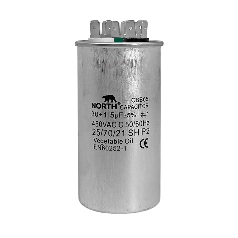 Capacitor Metalico Dual 30 + 1,5 Mf Aire Acondicionado Split