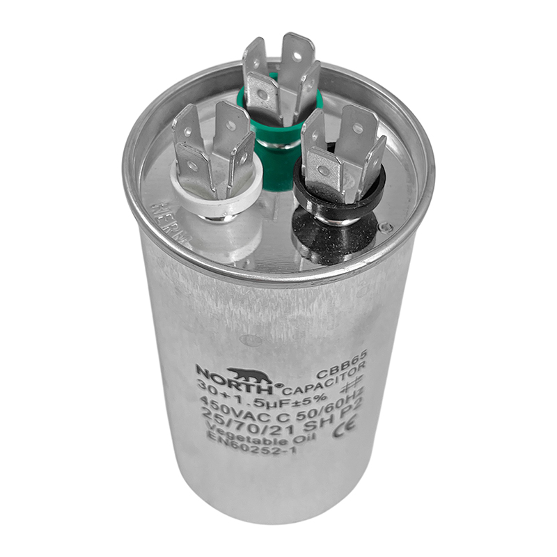 Capacitor Metalico Dual 30 + 1,5 Mf Aire Acondicionado Split