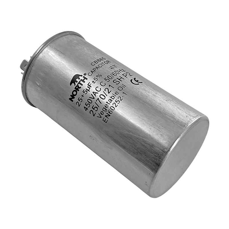 Capacitor Dual Aire Acondicionado 25+5uf 450v Metalico North