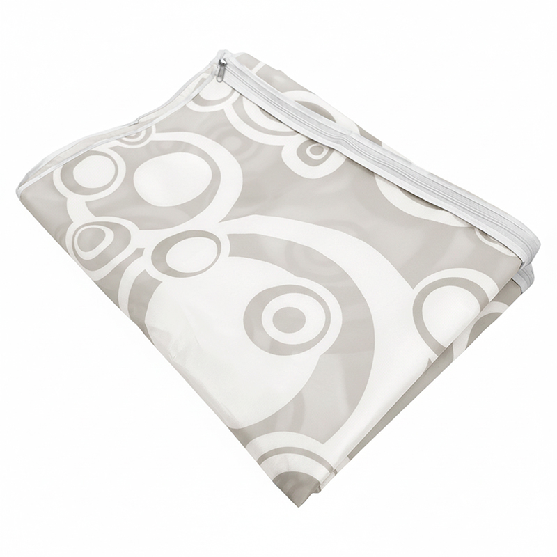Funda para lavarropas 60x60x81 carga frontal estampada impermeable transparente Beige