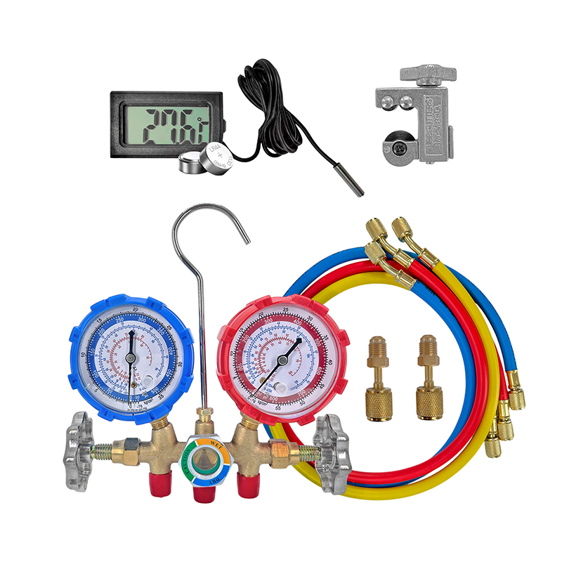 Kit Herramientas Refrigeracion Completo Manifold Mochila 40L North