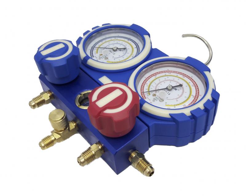 Maletín Value con manifold R22 R134 R404 R407 y mangueras