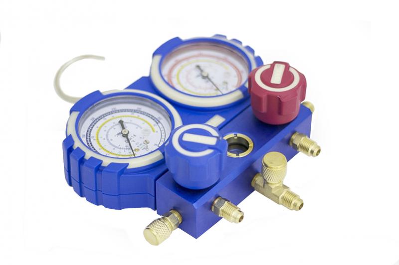 Maletín Value con manifold R22 R134 R404 R407 y mangueras