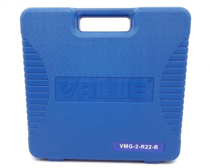 Maletín Value con manifold R22 R134 R404 R407 y mangueras
