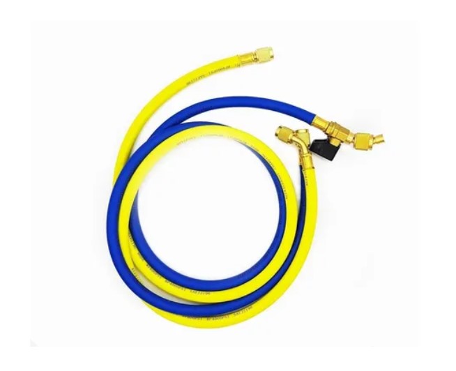 Maletín Value con manifold simple digital R410 R134 R404 R407 y mangueras