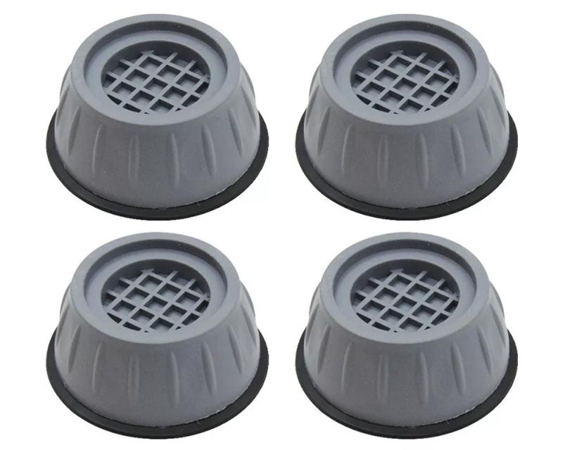 Kit soporte para lavarropas goma antivibratorio anti ruido X 4 patas
