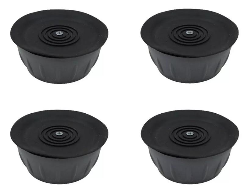 Kit soporte para lavarropas goma antivibratorio anti ruido X 4 patas