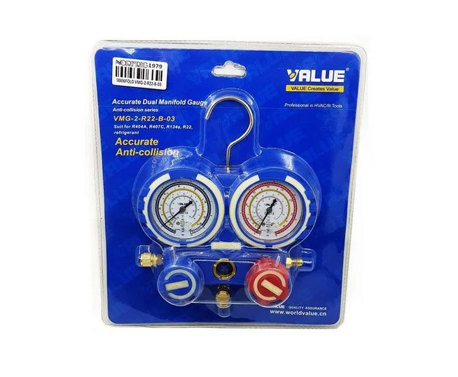 Manifold Value R22 R134A R404A R407C