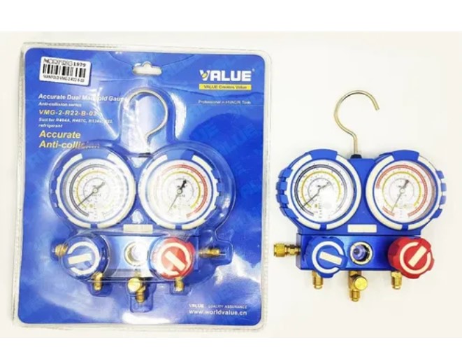 Manifold Value R22 R134A R404A R407C