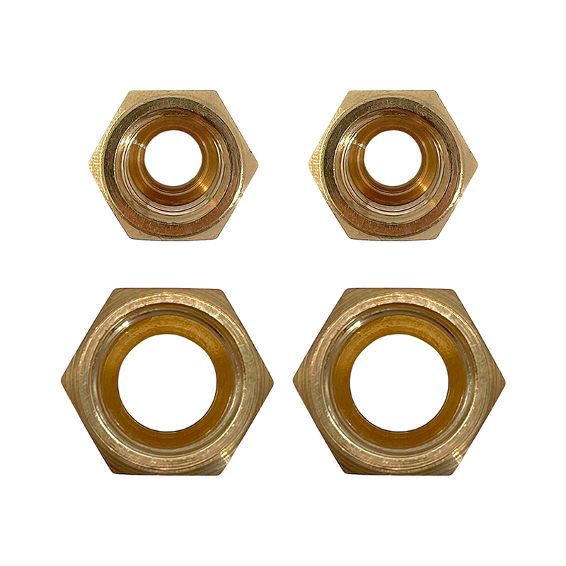 Kit Tuercas Bronce 1/4 Y 1/2 Para Aire Acondicionado Split