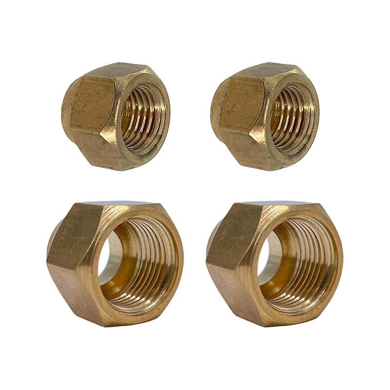 Kit Tuercas Bronce 1/4 Y 1/2 Para Aire Acondicionado Split