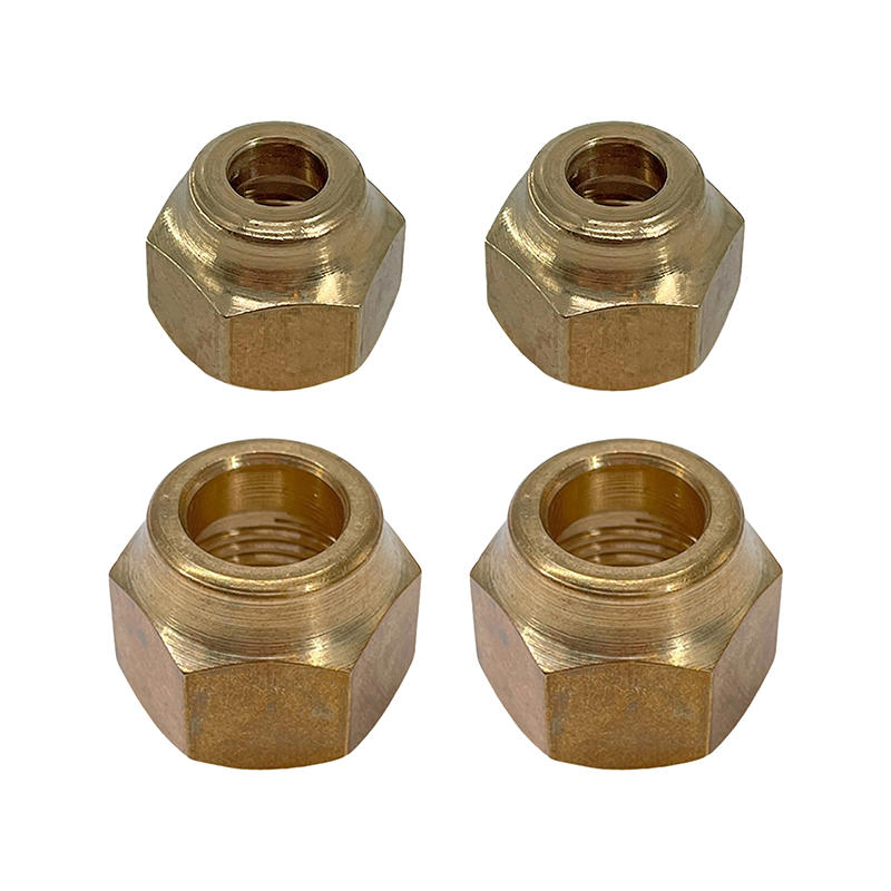 Kit Tuercas Bronce 1/4 Y 1/2 Para Aire Acondicionado Split
