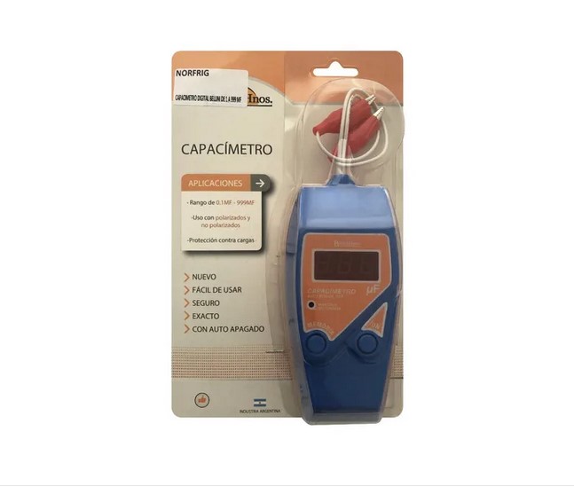 Capacímetro Digital de 1 Hasta 999 Mf