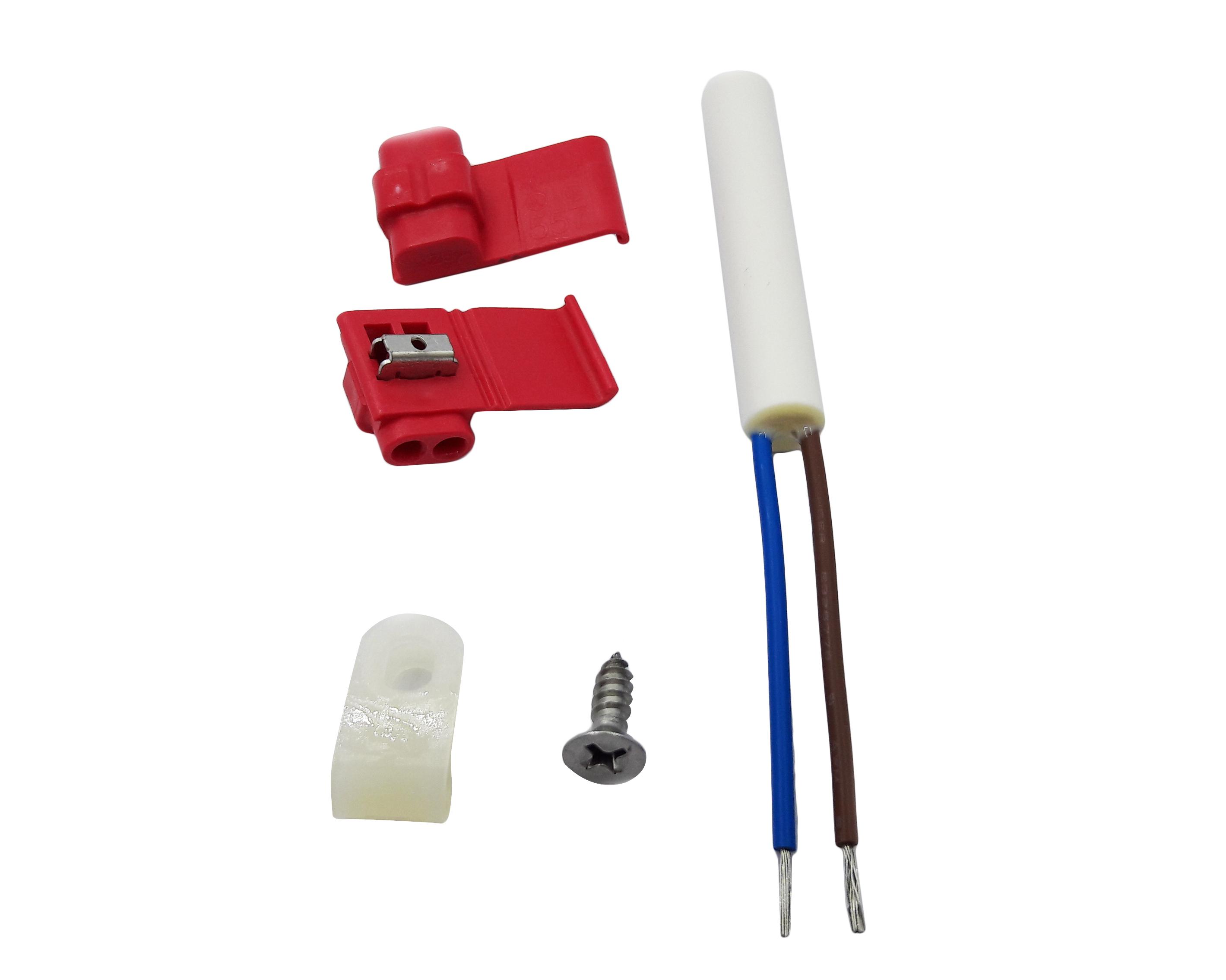 Sensor termistor 10k original de heladera Whirlpool y Eslabón de Lujo