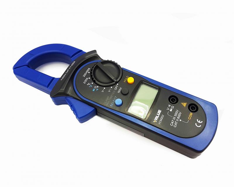 Pinza amperométrica Value con tester y termómeetro