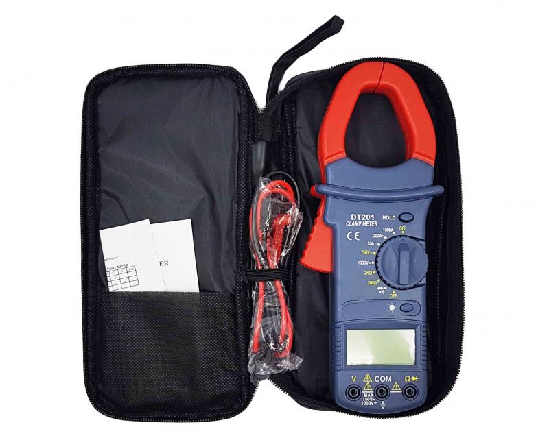 Pinza amperométrica digital