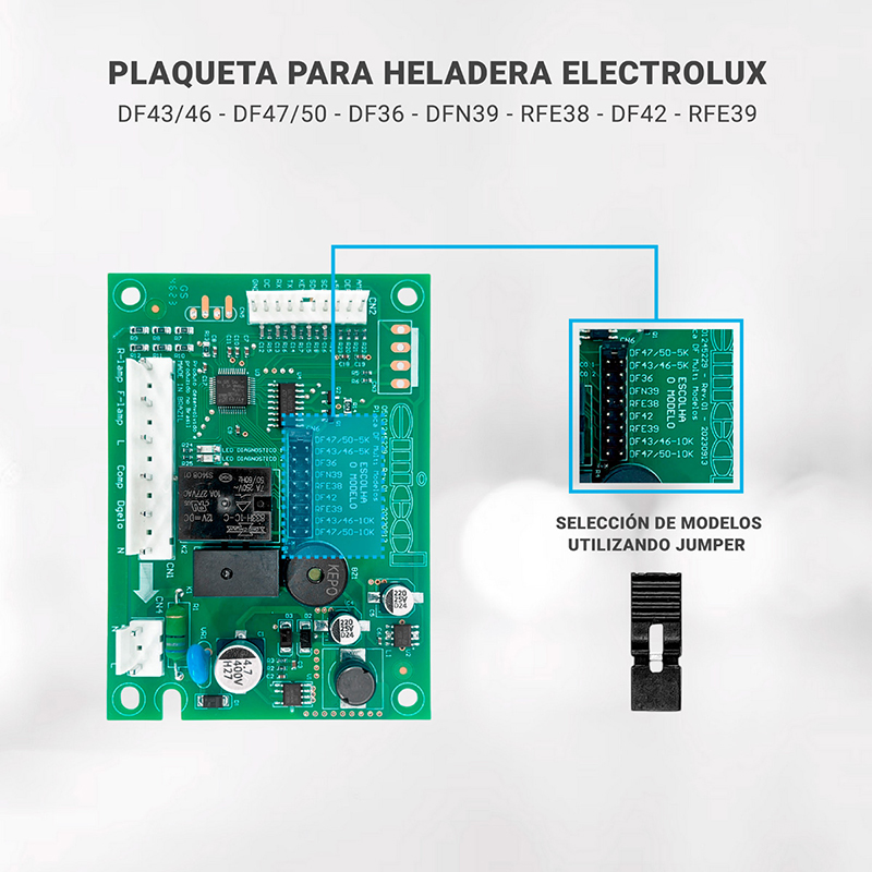 Placa Potencia Heladera Electrolux Df47 50 5k 10k Compatible