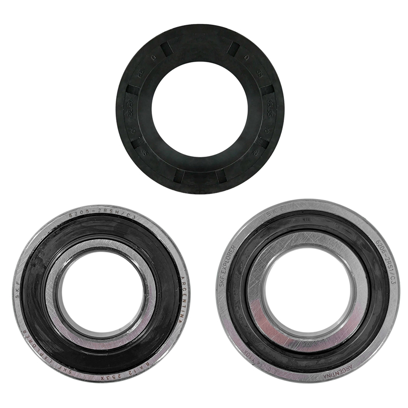 Kit Eje Soporte Ruleman Reten Lavarropas Samsung Wf8650