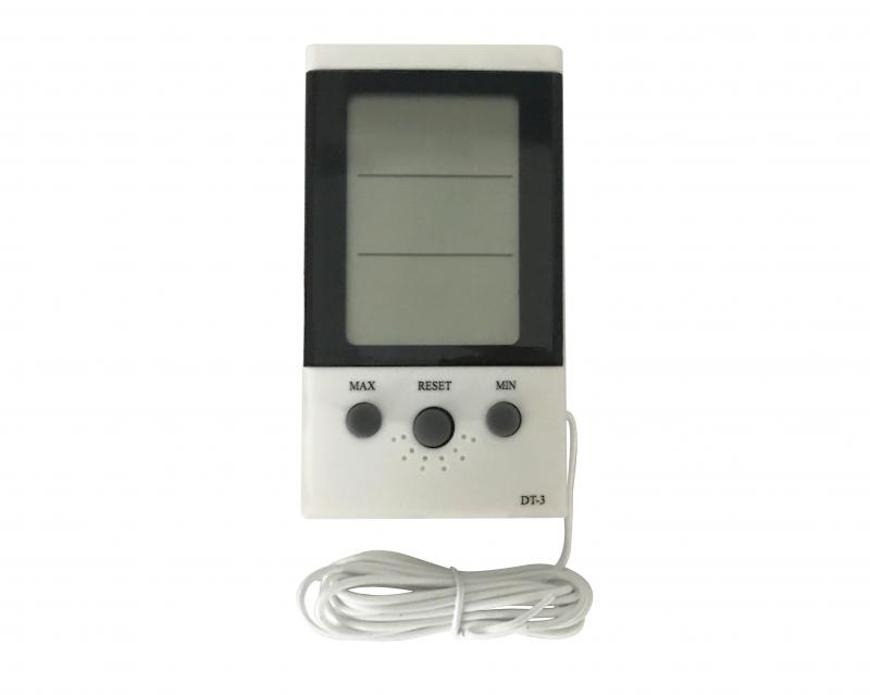 Termómetro digital para refrigeración 2 temperaturas + sensor de humedad DT-3