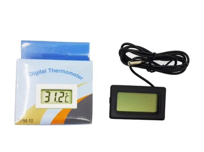 Termómetro digital simple sensor metálico TPM-10