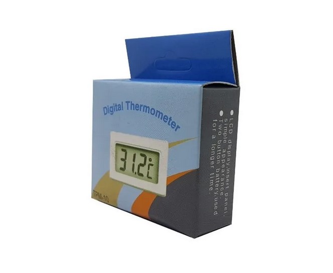 Termómetro digital simple sensor metálico TPM-10