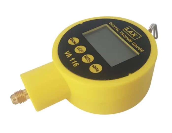 Vacuómetro digital para bomba de vacío VA116A