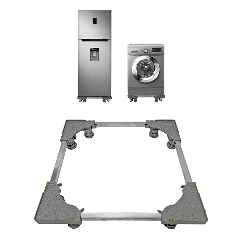 Base Movil Con Ruedas y trabas con nivel Heladeras Lavarropas Reforzada 150kg