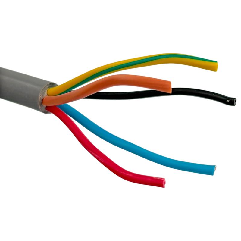 Cable Taller 5 X 1,5 Mm Tierra Alargue 1 Metro Lineal