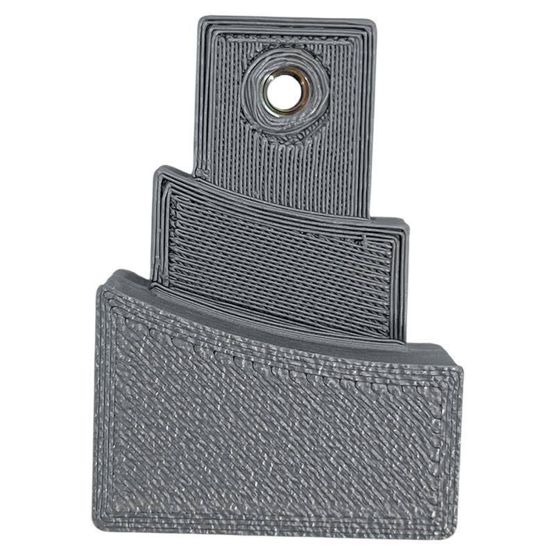Fijacion Para Manija Heladera Electrolux Gris Derecha 3d