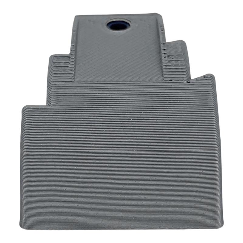 Fijacion Para Manija Heladera Electrolux Gris Derecha 3d