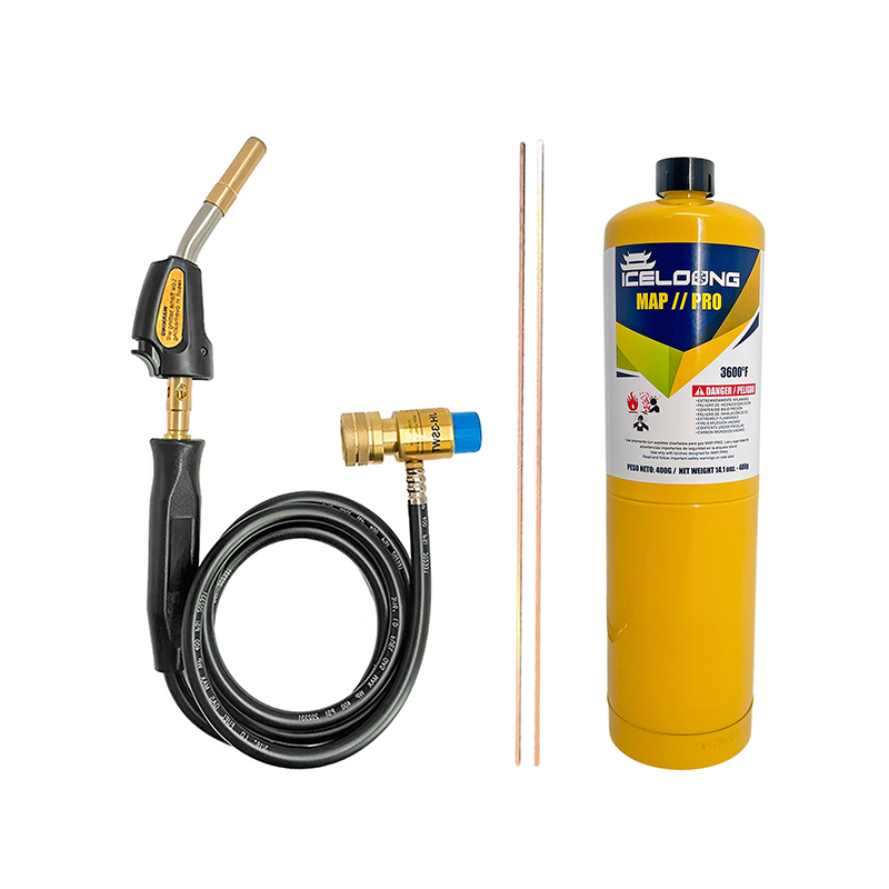 Kit Soplete Soldador Con Manguera + Map Pro + Varilla Harris