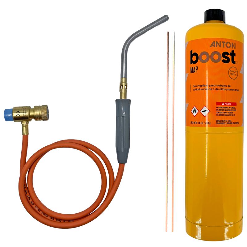 Soplete Para Soldar Lata Gas Mapp 2 Varillas Harris