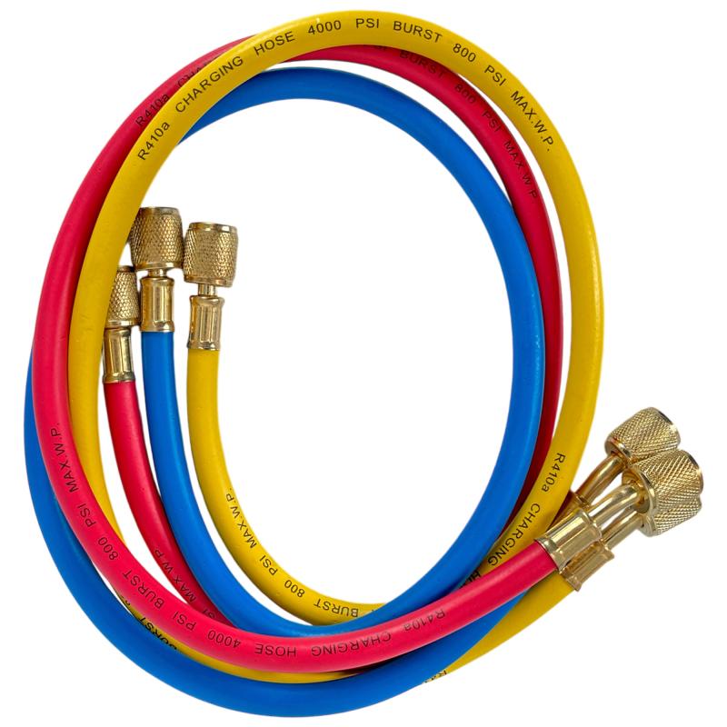 Kit Manifold Combinado R134 R410 Repuesto Perilla Plastica