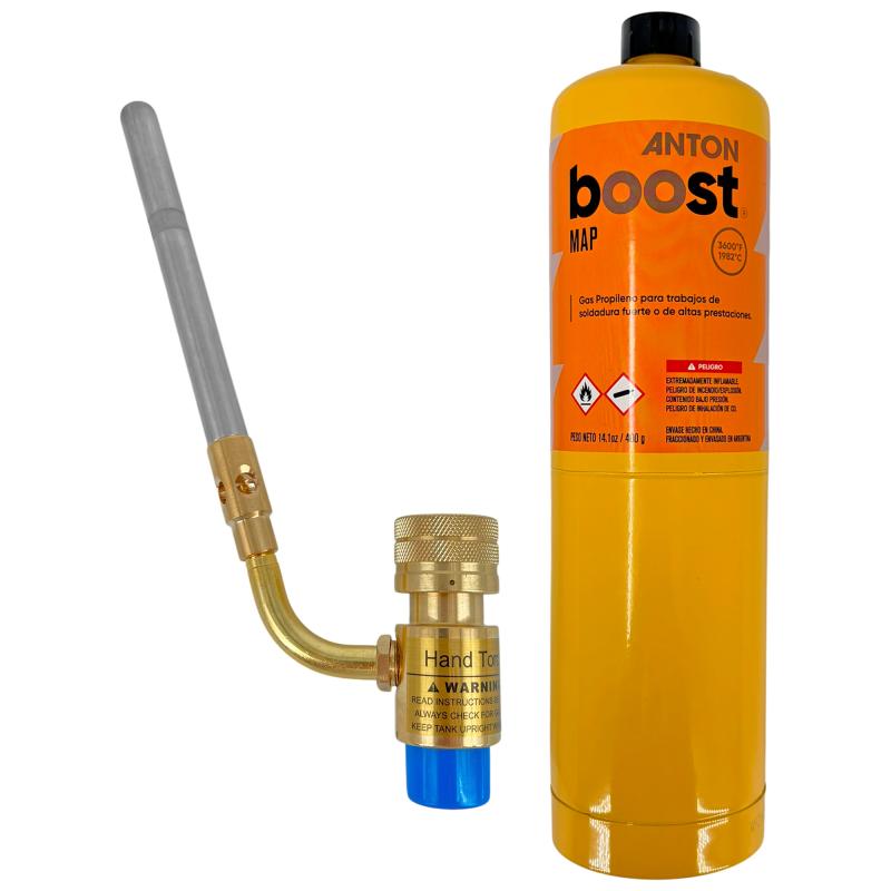 Kit Pico Soldador Giratorio Lata Garrafa Mapp