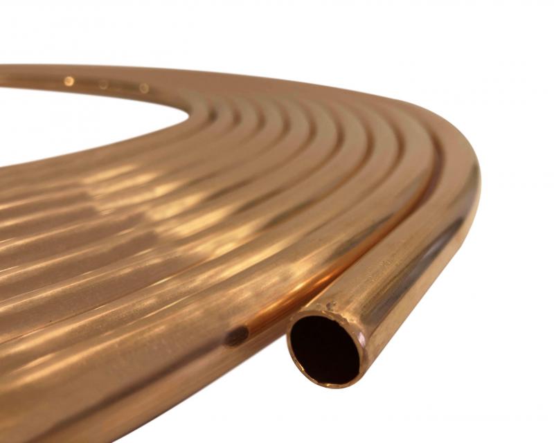 Caño de cobre 1/2" x metro lineal