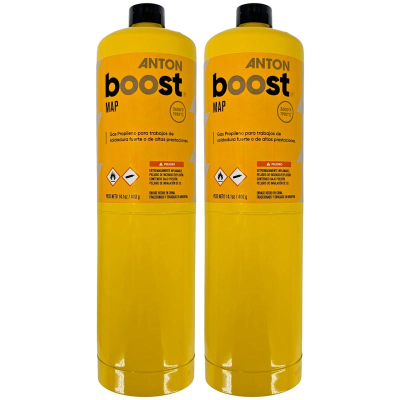 Kit Lata Gas Map Pro Soldar Cobre Propileno 2 Unidades
