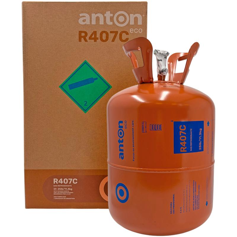 Garrafa Fluido Refrigerante Gas An47 R407c Anton Eco 11.3kg