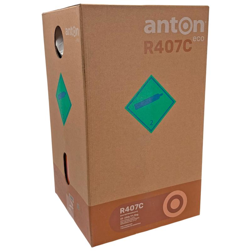 Garrafa Fluido Refrigerante Gas An47 R407c Anton Eco 11.3kg