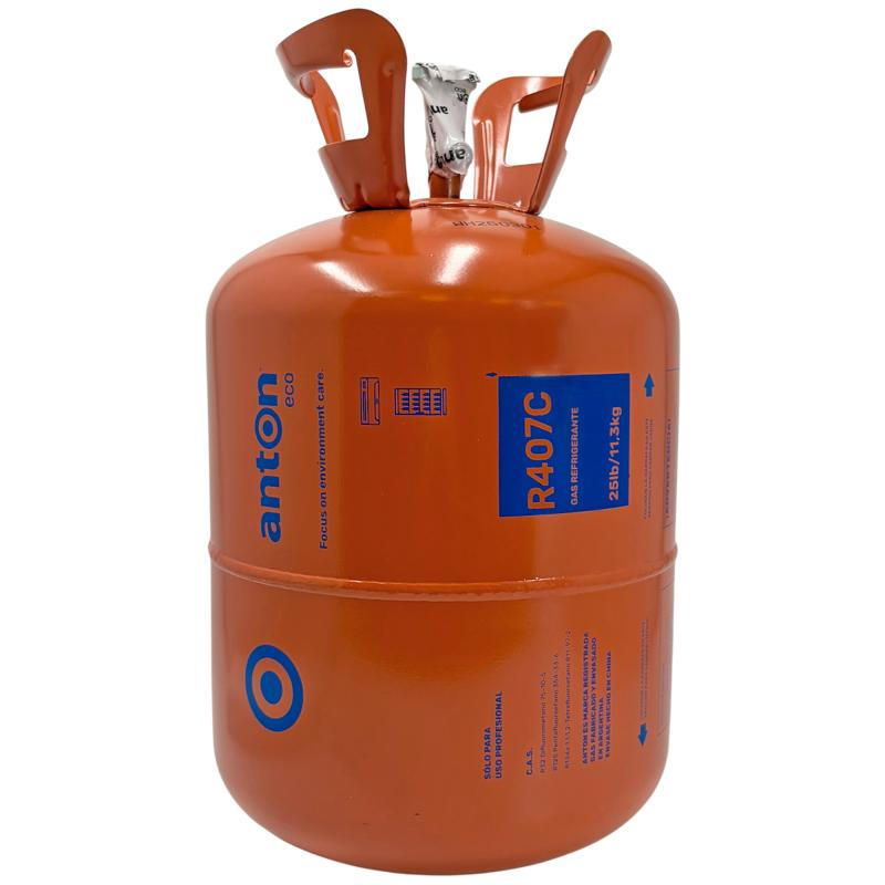 Garrafa Fluido Refrigerante Gas An47 R407c Anton Eco 11.3kg