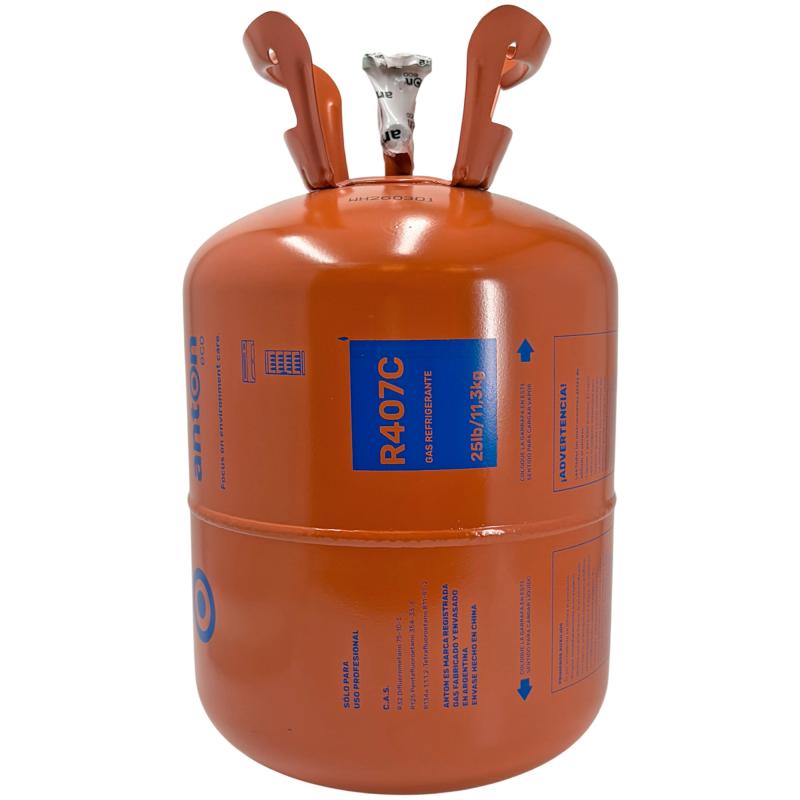 Garrafa Fluido Refrigerante Gas An47 R407c Anton Eco 11.3kg