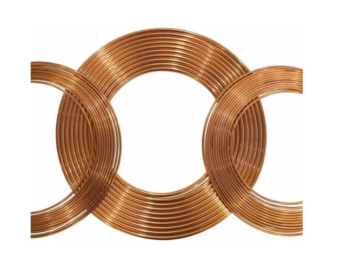 Caño de cobre 3/8" x metro lineal