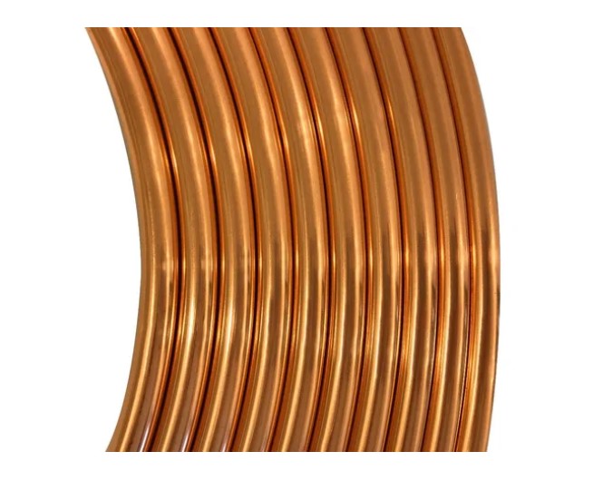 Caño de cobre 3/8" x metro lineal