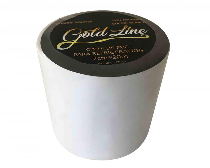 Cinta de PVC blanca con adhesivo x 20 metros